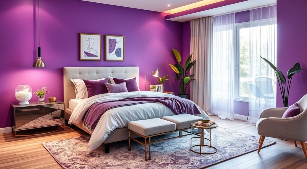 Bedroom Decorating Ideas Purple Walls 2025