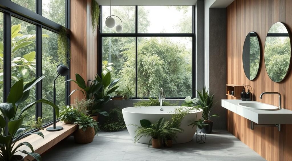 Biophilic Bathroom Designs