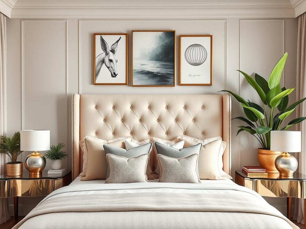 Custom Headboard and Bedroom Decor Ideas