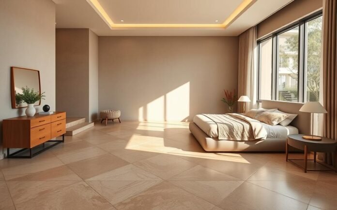 Modern Bedroom Floor Tiles Design 2025