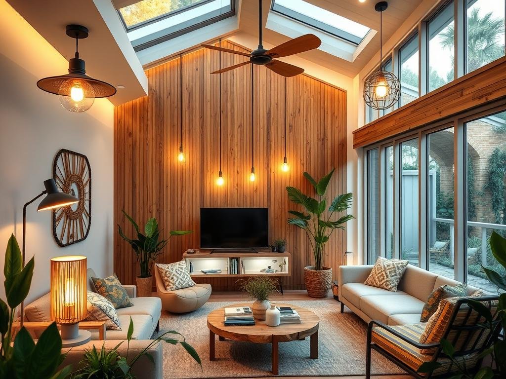 Sustainable lighting solutions for interior design in 2025