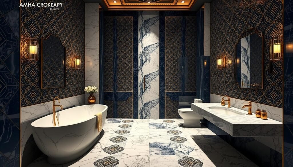 luxury bathroom tiles