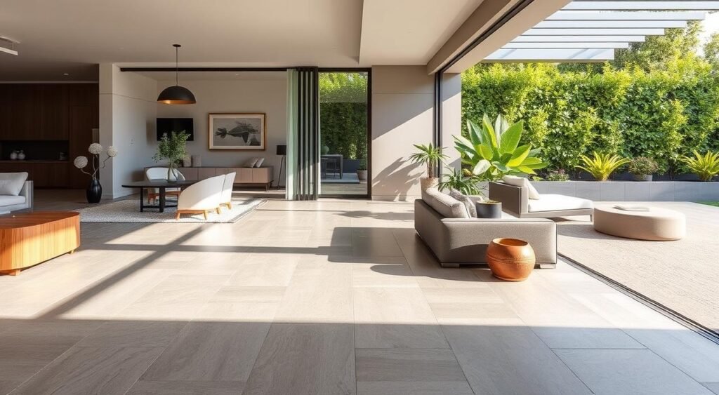 Seamless Indoor-Outdoor Flooring Transition