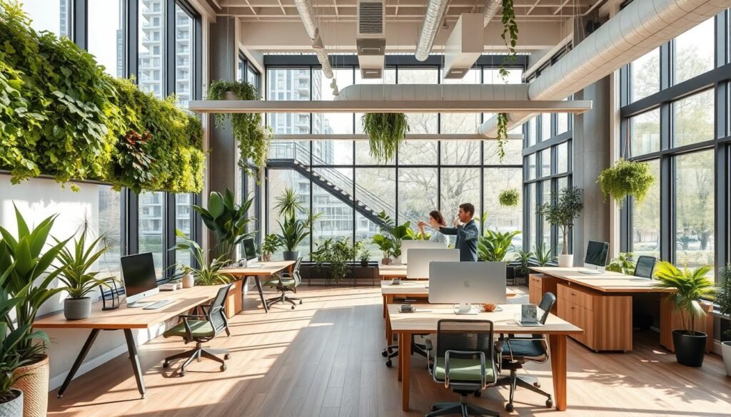 biophilic design in office