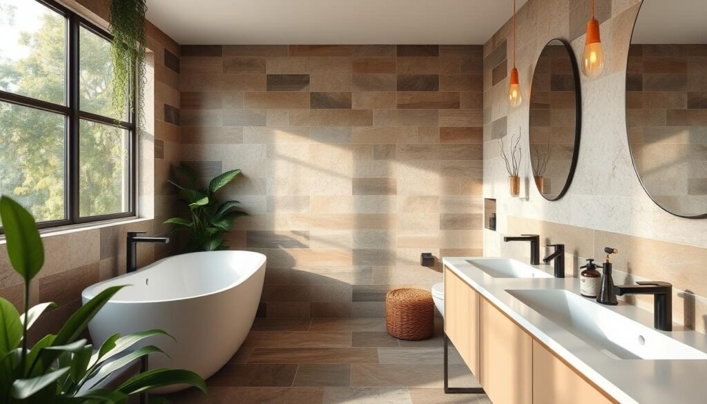 eco-friendly bathroom tiles