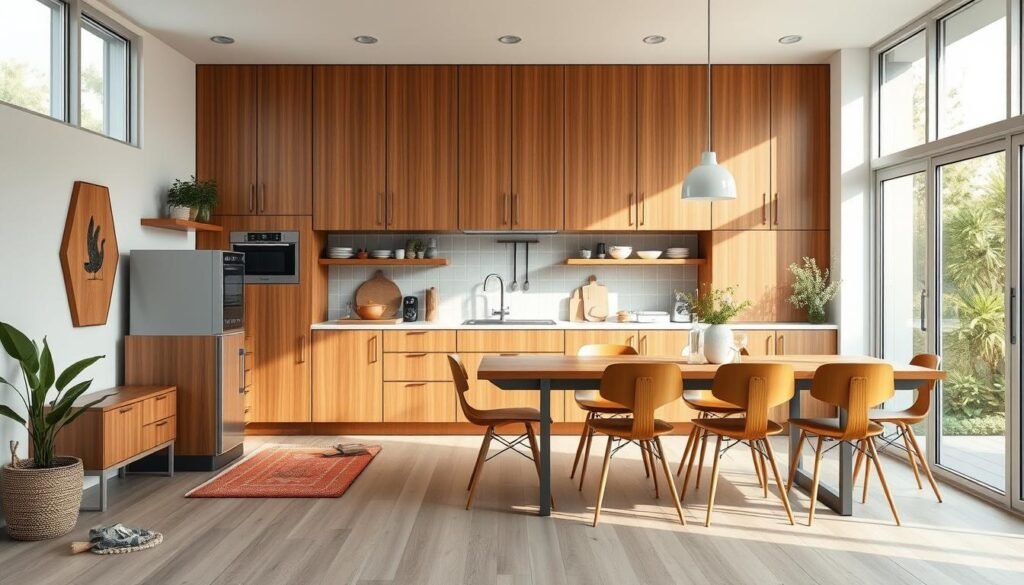 midcentury kitchen design