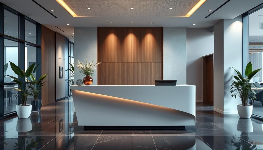 reception desk