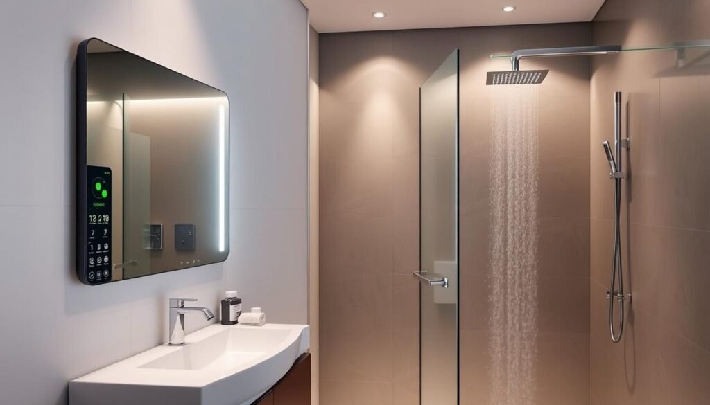 voice-controlled bathroom amenities