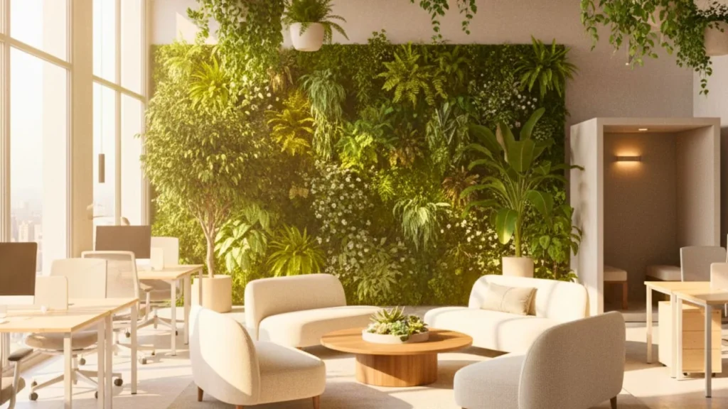 Biophilic office design 2026